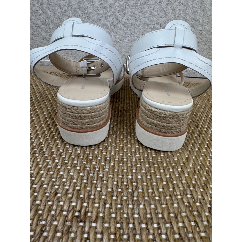 Marc Fisher Espadrille Platform Sandal — Size 10 — White - Picture 5 of 8